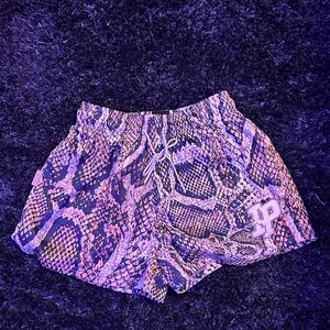 Inaka Power Snake Print Athletic Shorts